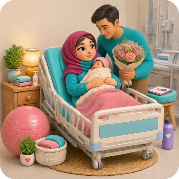 دوره زایمان فیزیولوژیک (آمادگی زایمان طبیعی و راحت)
